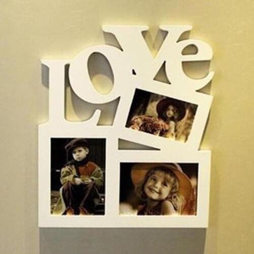 Photo Frame Creative Diy Photo Frame Hollow Love Wooden Family Photo Picture Frames He