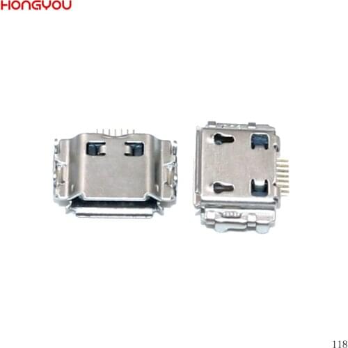 50PCS/Lot Micro Usb Charging Connector Port For Samsung Galaxy S5830 S5630 S5750 S8300 I9220 I559 N7000 Charge Dock Jack Socket