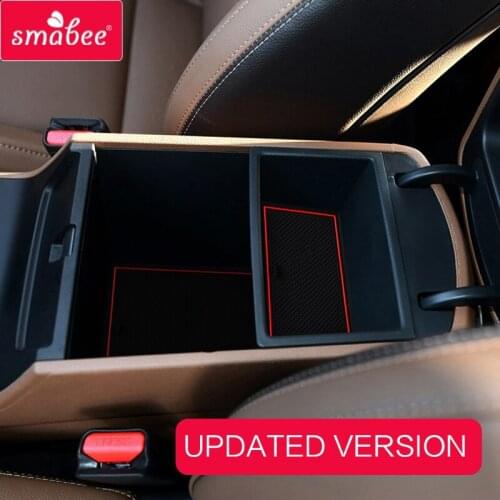 Smabee gate slot pad for 2015 ~ 2018 Hyundai tucson anti slip mat Accessories door mats carpets Interior Cup Holder new tucson