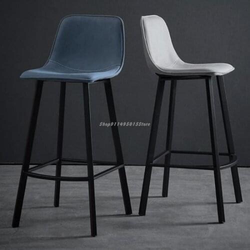 Light Luxury Home Bar Stools High Stools Bar Stools High Stools Nordic Minimalist Bar Front Desk Chairs Bar Chairs