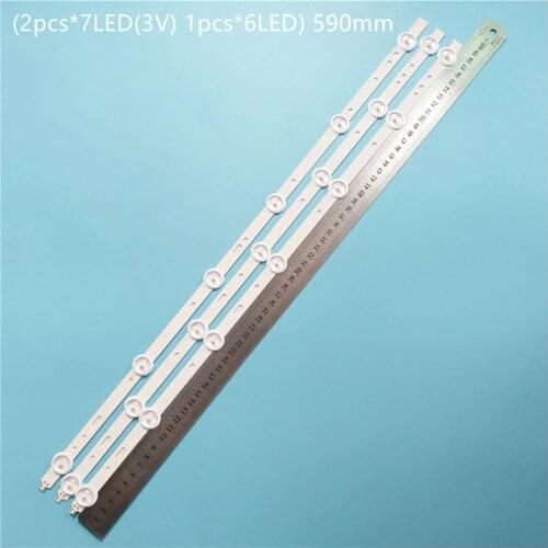 LED Array Bars For Toshiba 32W1333B 32W1333G 32W1333N 32W1334G LED Backlight Strip Matrix Kit SVS320AA6 SVS320AD7 Lamp Lens Band