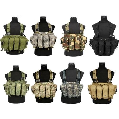 Outdoor Hunting Ciras Tactical Military Airsoft Vest Plate Carrier Unloading Chest Rig Bag Molle Camping Travel Sport Trecking 5