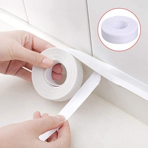 3.2m Sealing Strip Shower Sink Bath Caulk Strip Tape For Bathroom Kitchen Self Adhesive Waterproof Wall Sticker For Decoration