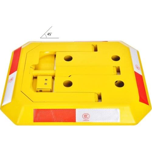 Octagon Yellow Heavy Resistance Strong Manual Car Parking Barrier Lock Garage no parking lock Private Dedicated parking space
