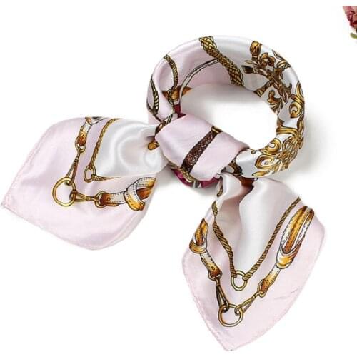 High quality fashion beautiful satin scarf shawl scarf shawl scarf 60cm