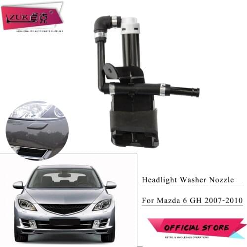 ZUK For Mazda 6 GH For Atenza 2007 2008 2009 2010 Front Bumper Headlamp Headlight Washer Nozzle Jet Actuator