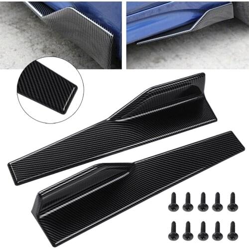 1 Pair Car Styling Side Skirt Spoiler Rocker Splitter Anti-scratch Winglet Diffuser Auto Bumper Lip Body Side Skirt Accessories