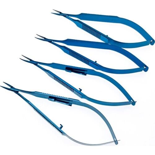 1pcs Titanium Needle Holder Flat handle ophthalmic surgical instrument