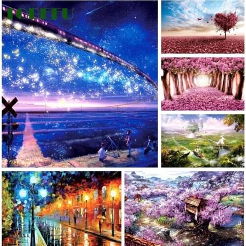 Jigsaw Puzzle 1000Pcs Mini Puzzle Scenery Picture Landscape Puzzlesfor Children Bedroom Decoration Stickers Educational Toys
