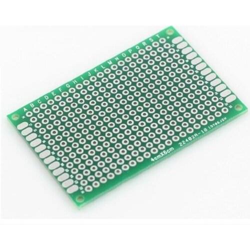 2 PCS Double side Prototype PCB Tinned Universal board 4x6 4*6cm
