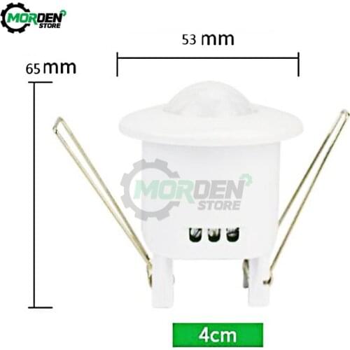 AC110V-240V 50Hz 360 Degree Mini Recessed PIR Ceiling Occupancy Motion Sensor Detector Switch Dropship