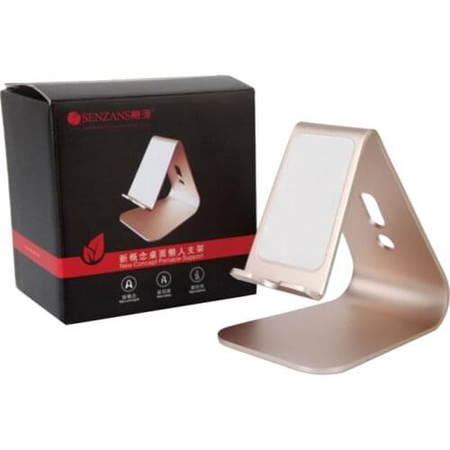 Aluminum Metal Phone Holder Desktop Universal Non-slip Mobile Phone Stand Desk Holder for iPhone Pad For Samsung Tablet