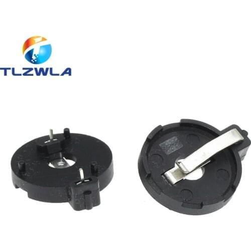 5Pcs Coin Cell Button Battery Socket Holder DIP 2 Pins for CR2032