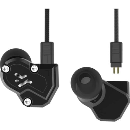 Revonext QT3 2DD+2BA Hybrid In Ear Earphone HIFI DJ Monito Running Sport Earphone Earplug Headset Earbud Upgrade For QT2