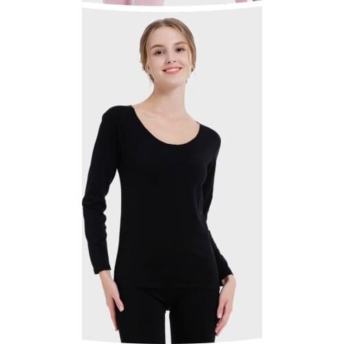 Long Johns Second Skin Winter Female Thermal Clothing Cotton Sexy Women Ladies Winter Warm Top Pant Shaping Thermal Underwear