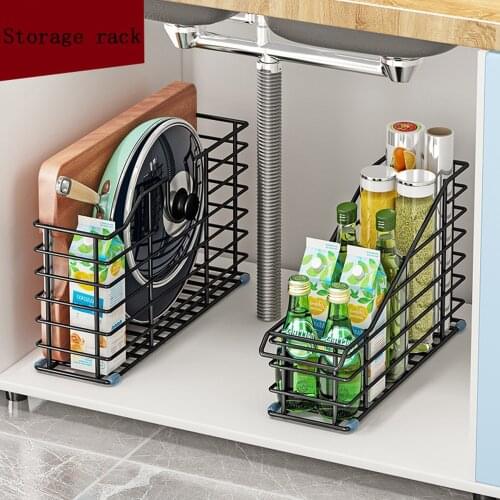 Kitchen Cupboard Storage Rack Shelf Tableware Pot Lid Dinner Plate Cabinet Storage Box Spice Rack