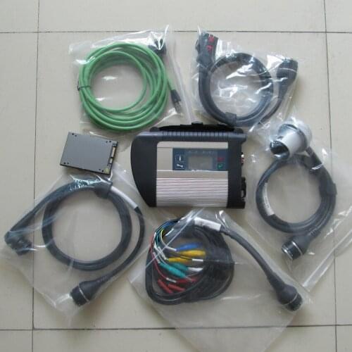 Mb star c4 sd compact 4 with ssd newest software 2020.12 high quality Multi-Languages for CAR and TRUCK diagnosis wifi