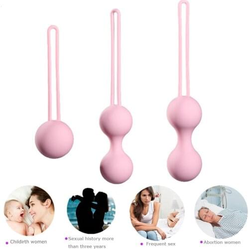 Medical Silicone Kegel Balls Exercise Tightening Device Balls Safe Ben Wa Ball for Women Vaginal massager Adult Sex toys