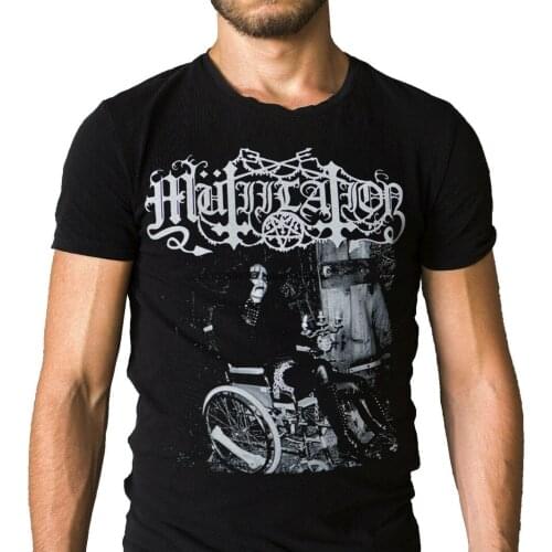 Mutiilation Band Hail Satanas We Are the Black Legions Album Inspired T-Shirt