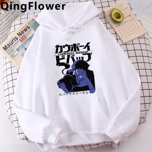 Anime Cowboy Bebop hoodies men 2021 Oversized y2k aesthetic printed men sweatshirts clothing graphic