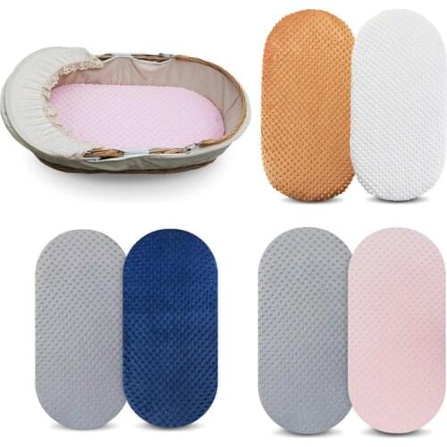 Bassinet Sheet Soft Stretchy Craddle Sheets Fit For Bassinet Mattress Pad Cover Unisex Boys & Girls