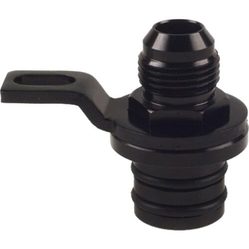 New black Fittings Block Plug Adapter Breather Fittings to 10AN -suit for Honda Acura D Series D16