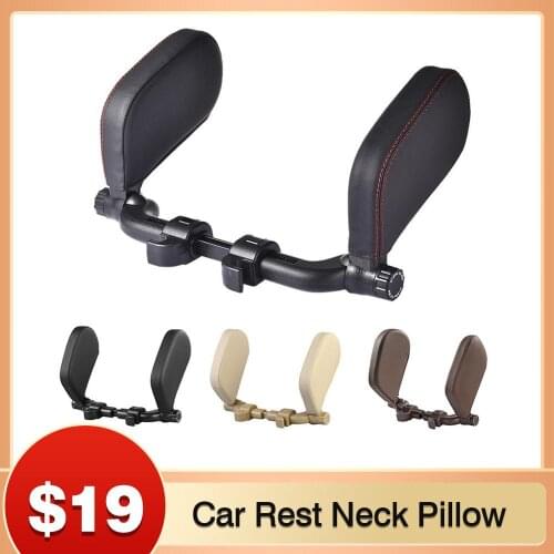 Car Seat Headrest Sleeping Rest Neck Pillow Support Travel Sleeping Cushion Auto Seat Head Cushion Car Pillow For Kids And Adult