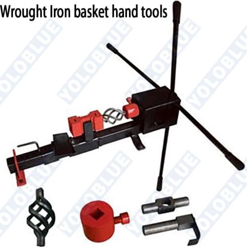 Handmade metal forgin manual basket steel twisting machine hand tools wrought iron equipment
