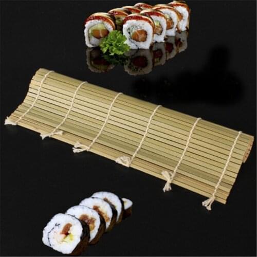 DIY Bamboo Sushi Maker Set Sushi Curtain Rice Sushi Making Kits Roll Cooking Tools Chopsticks Spoon Sushi Blade