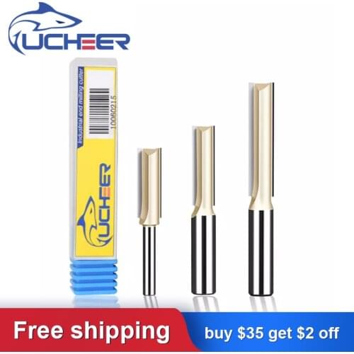 UCHEER double - edged Professional level straight cutter artificial particleboard cutting special woodworking milling cutter slo