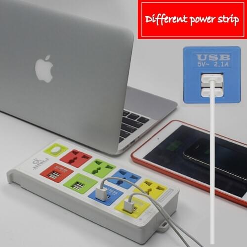 Universal Socket Conversion platooninsert 8 usb power strip with EU UK US type