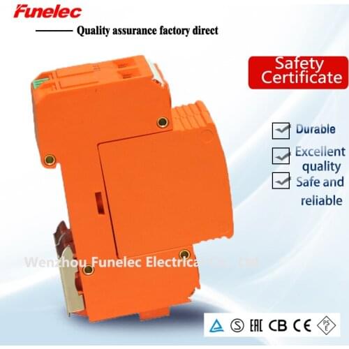 DC 2P 20KA~40KA 500V DC Surge Protector protection Low-voltage Arrester Device household switch Solar power system