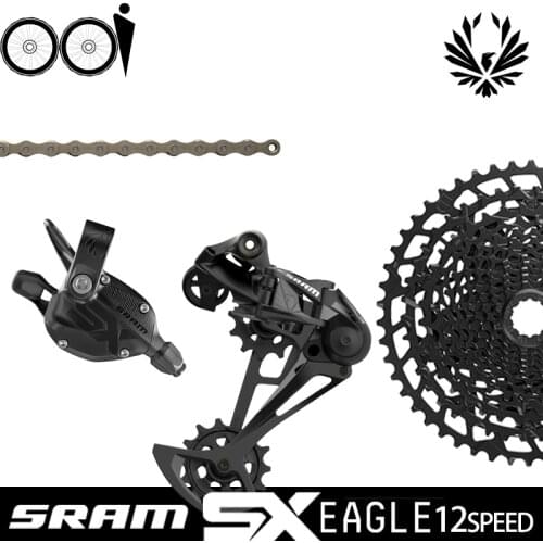 2021 SRAM SX EAGLE Groupset 1x12 12 speed 11-50T MTB Groupset Kit Trigger Shifter Rear Derailleur Long Cage Chain cassette