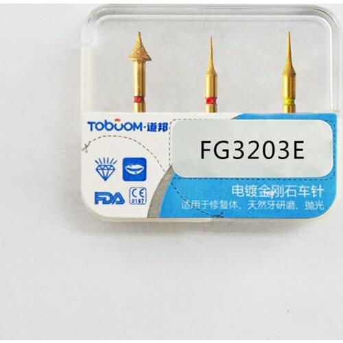3pcs/pack Dental preparation Burs Interproximal enamel reduction IPR burs Grind polishing bur FG3203E
