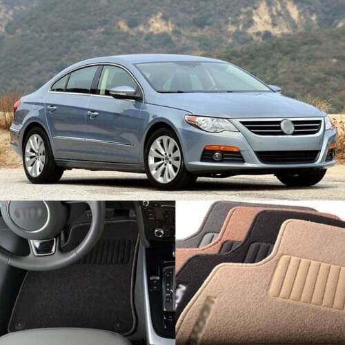 5pcs Premium Auto Fabric Nylon Anti-slip Floor Mats Carpet For VolksWagen CC 2009-2020