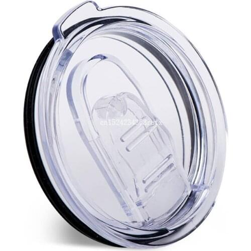 50pcs 20oz Cups Lids Rambler Tumbler Cup Replacement Crystal Clear Splash Spill Resistant Proof Lids Free Shipping