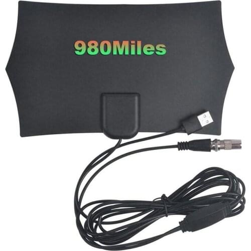 980 Miles 4K Digital HDTV Indoor TV Antenna with Amplifier Signal Booster TV Radius Surf Fox Antena HD TV Antennas Aerial