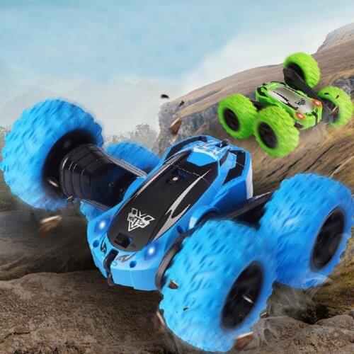 2.4Ghz Remote Control Car RC Car 4WD Rock Crawler Remote Control Toys Radio Control Car RC Stunt Double Side Car