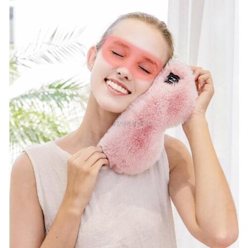 Wireless usb steam eye mask, hot compress, heating, storage battery eye patch, charging sleep shading eye mask