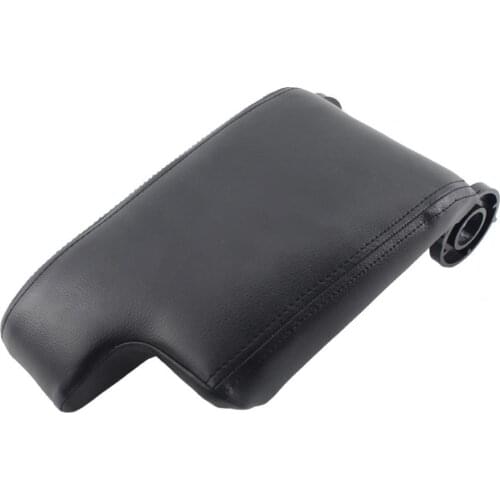 Car Center Console Box Faux Leather Armrest Cover Protective Cushion Mat Soft Pad for BMW E46 1999-2004 Models
