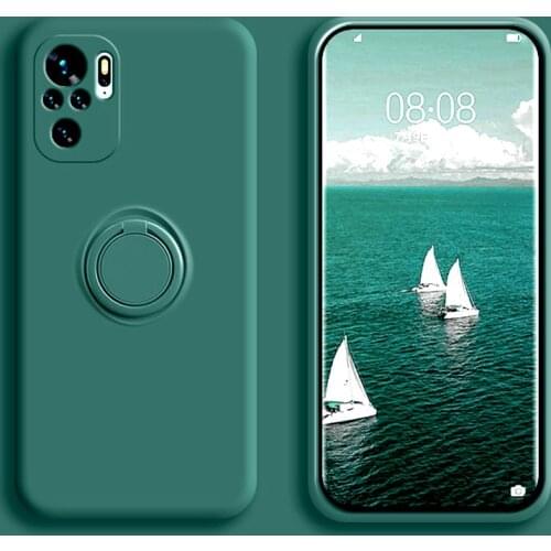 Redmi Note 10 Note10 Pro Max 10s 10 S Case Liquid Silicone Stand Magnetic Camera Protector Cover For Xiaomi Redmi Note10 Pro Max