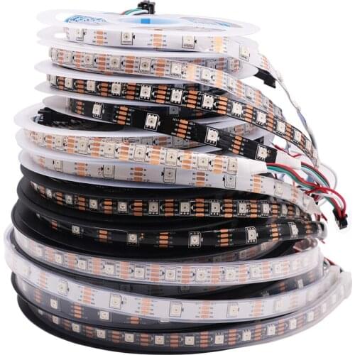 RGB LED Pixels Strip WS2813 WS2815 30Leds/m 60Leds/m 144Leds/m SMD5050 Individually Addressable Tape Light DC5V DC12V Waterproof