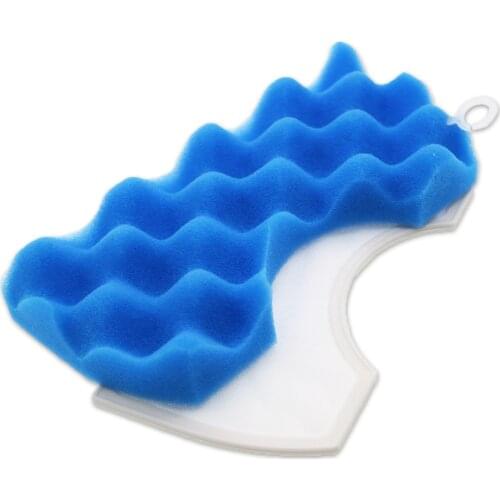 Sponge Filter for Vacuum Cleaner Accessories White and Blue Size 75mm *150mm for Samsung DJ97-01040C DJ63-01211A SC43-47 Series