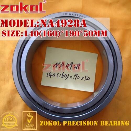 ZOKOL NA4928 A NA4928A Entity ferrule needle roller bearing 140*190*50mm 160*190*50mm