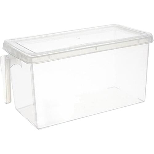 Refrigerator Storage Box Holder Food Organizer Container for Flour Rice Beans