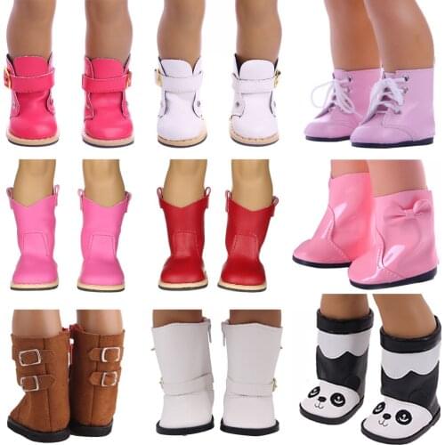 Doll Shoes,Autumn And Winter All-match High-Quality Boots For 18 Inch American Dolls Girl&43cm Reborn Baby Dolls,Toy Accessories