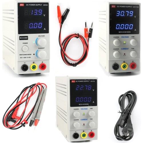 Mini Laboratory Digital LED Adjustable MCH K3010DN K305D K305DN Regulated Switching DC Power Supply 30V 10A 5A 0.01V 0.001A