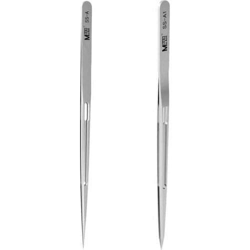 Ma-Ant Multifunction Non Magnetic Stainless Steel Tweezers Aviation Material SS Series Tweezers For SMD PCB Phone Repair Tools