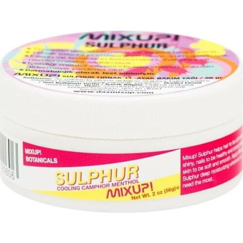 Mixup Sulphur Nail Straightener 56 Gr Mentol Strengthen Moisturize Soften Smooth Healthy Hands