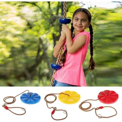 Monkey Swing Seat and Rope Kids for Climbing Frame Tree House Garden Plaaground
